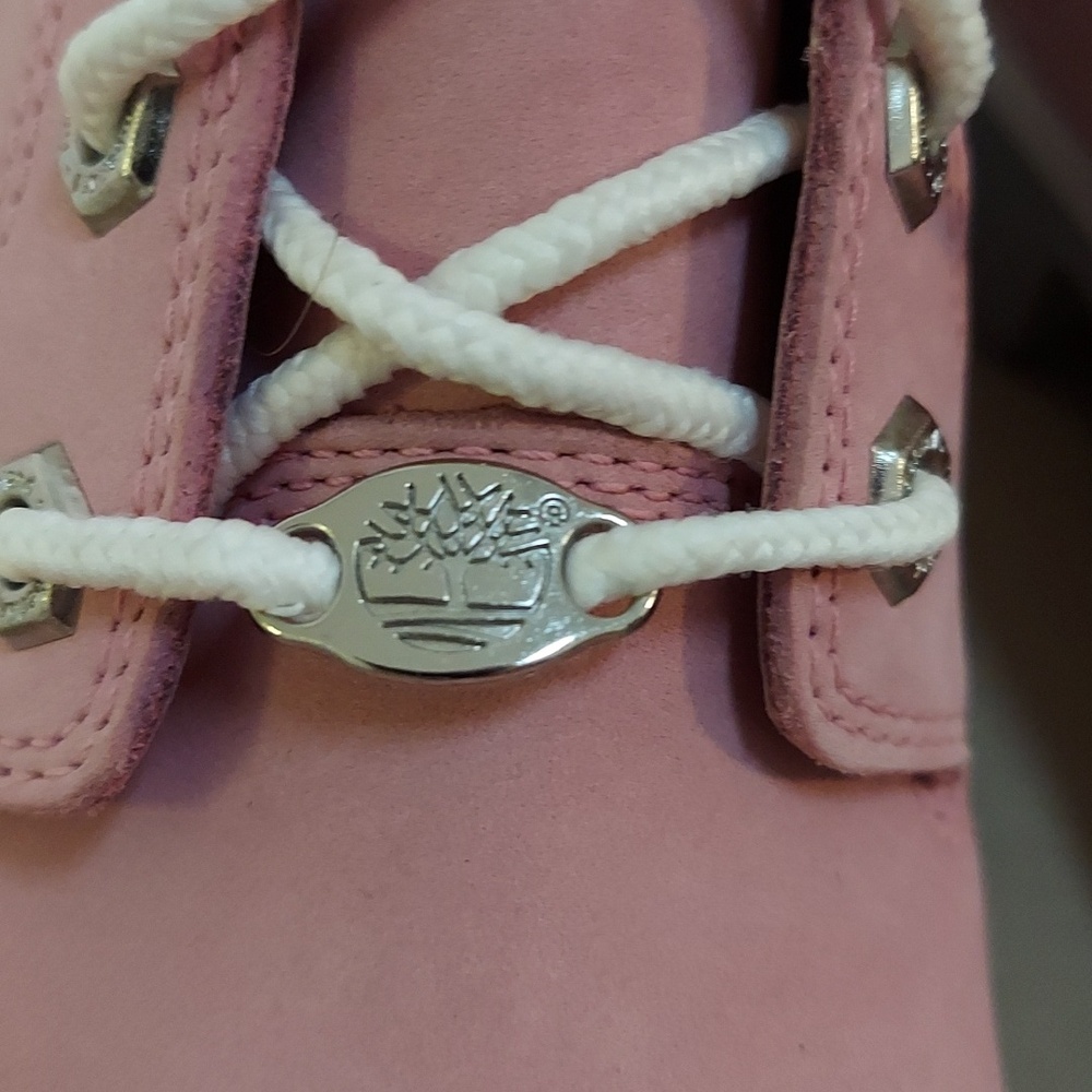 Timberland Boots, Size 7, Chukka Waterproof, Suede Leather, Pink - Picture 8 of 10